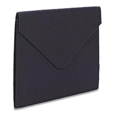 SMEAD Soft Touch Cloth Expanding Files, 2" Expansion, 1 Section, Letter Size, Dark Blue 70922